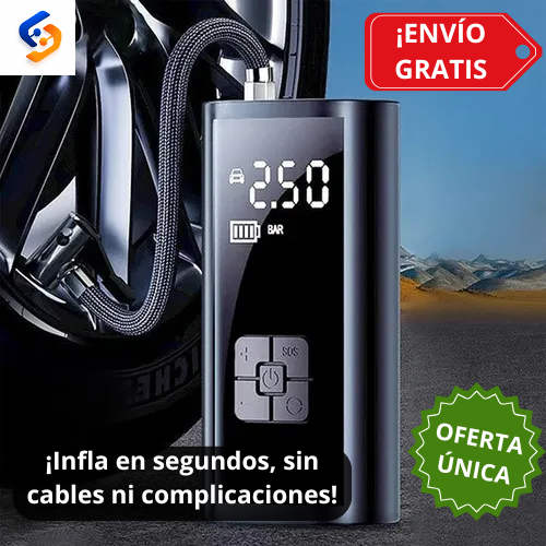 Compresor Electrico 12V Portatil Multiuso