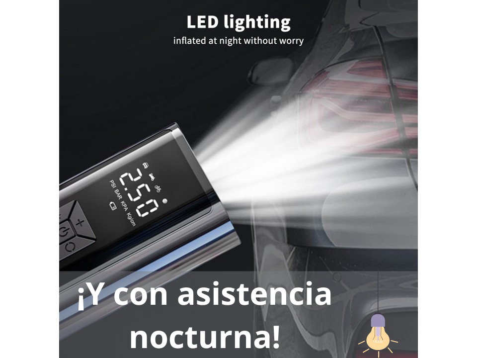Compresor Electrico 12V Portatil Multiuso